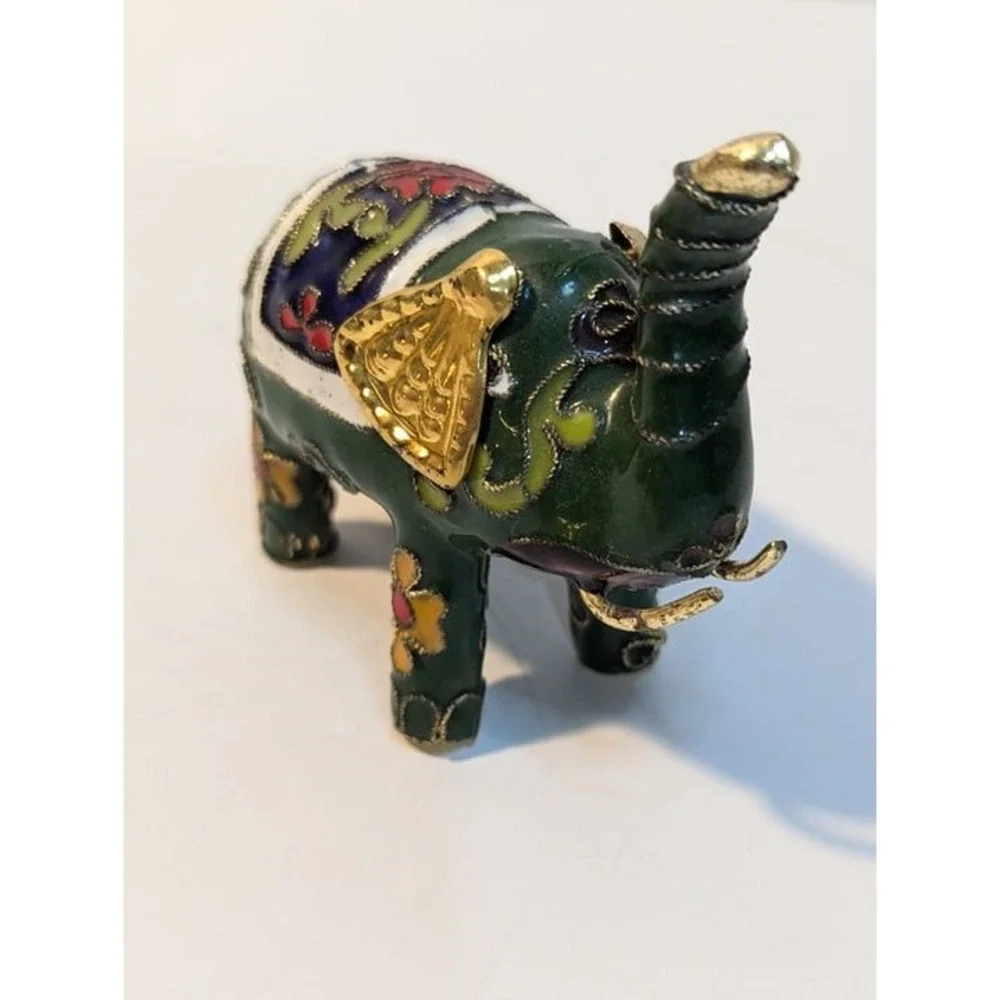 N/A cloisonne elephant